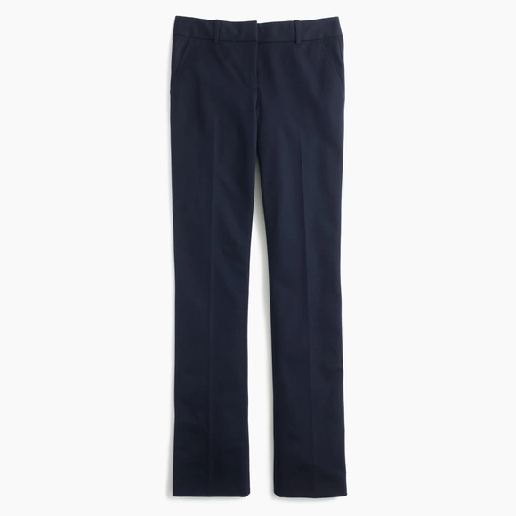 J. Crew Campbell Cropped Pant in Navy Size 0